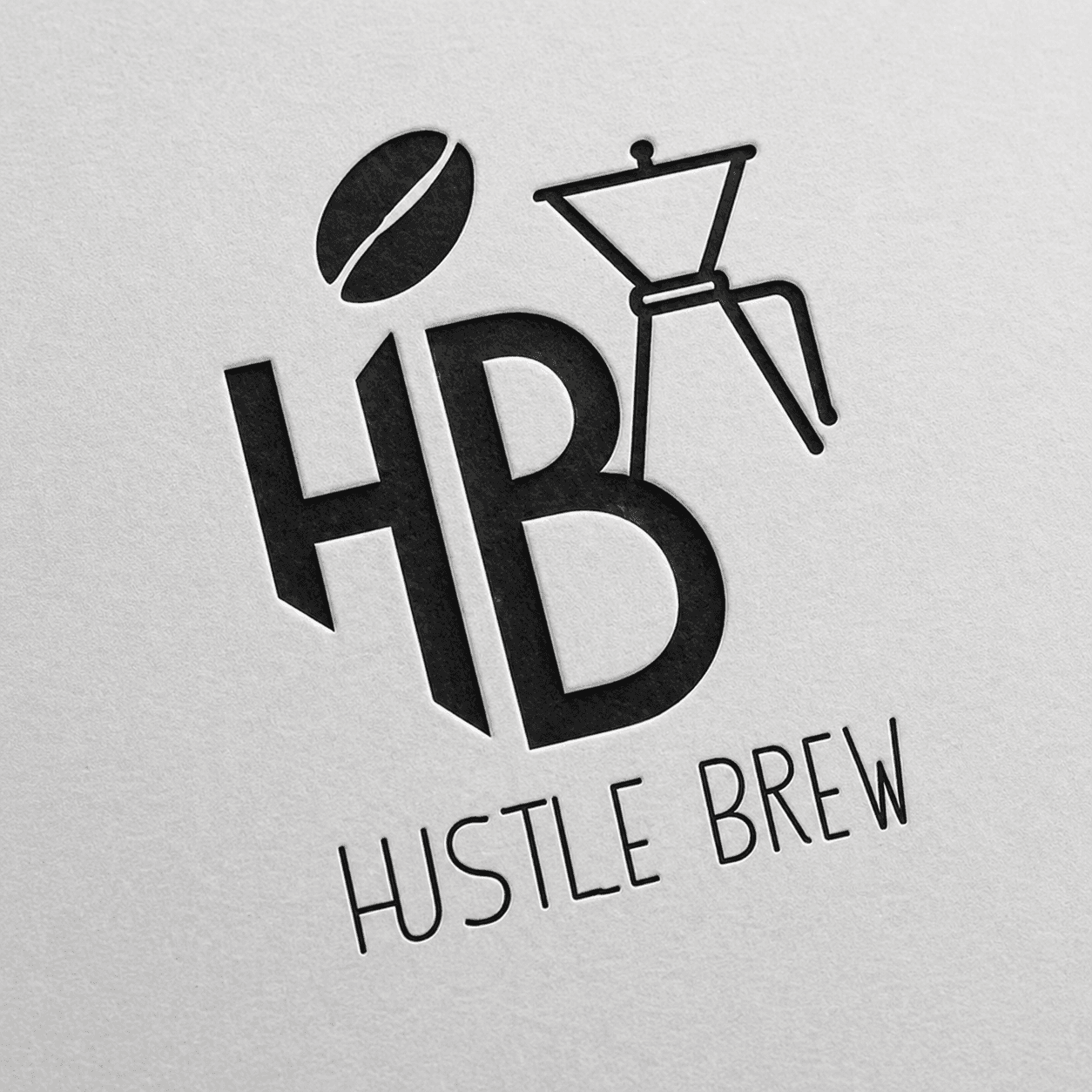 Логотип Hustle Brew